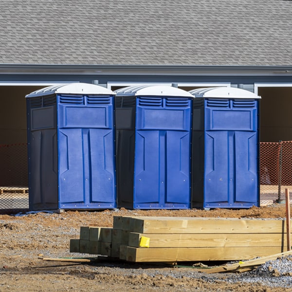 how often are the portable restrooms cleaned and serviced during a rental period in El Paso